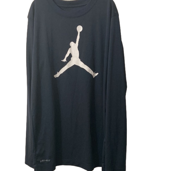 Jordan Other - Jordan kids navy long sleeve t-shirt, dri-fit long sleeve tee air Jordan…